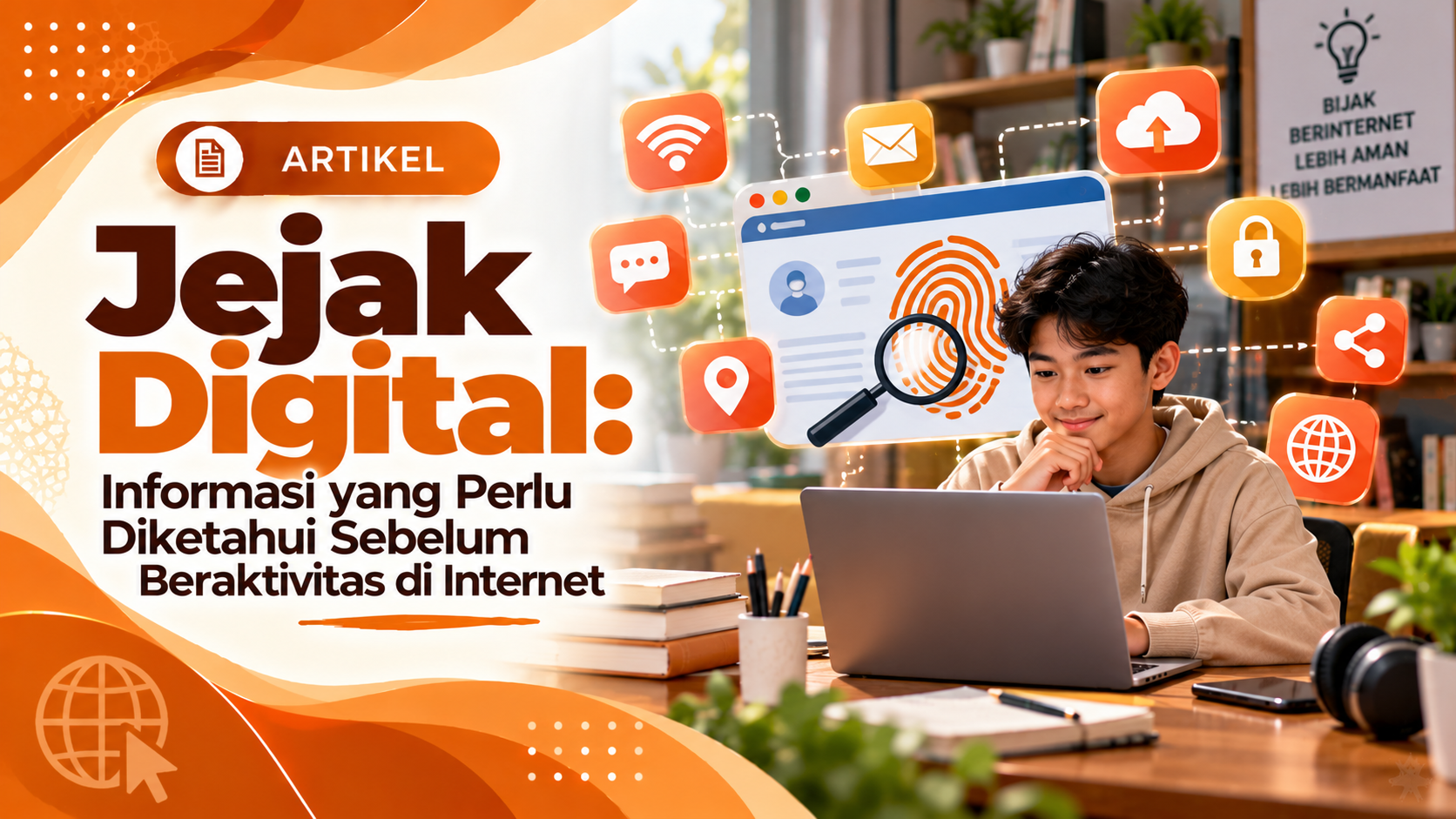 Jejak Digital: Informasi yang Perlu Diketahui Sebelum Beraktivitas di Internet