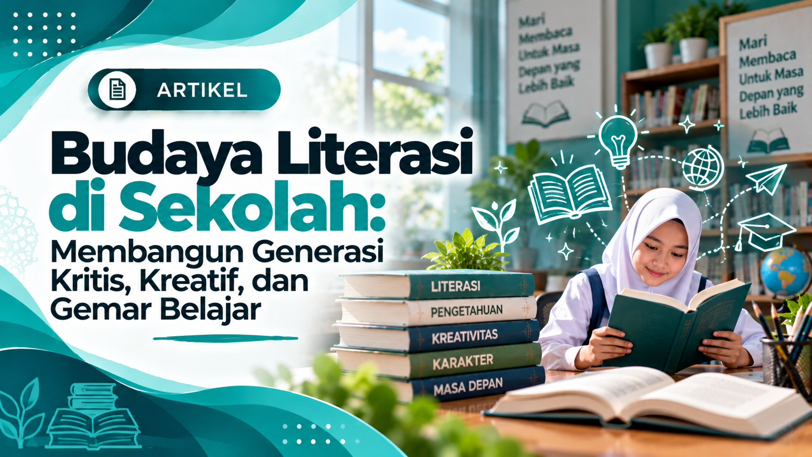 Budaya Literasi di Sekolah: Membangun Generasi Kritis, Kreatif, dan Gemar Belajar